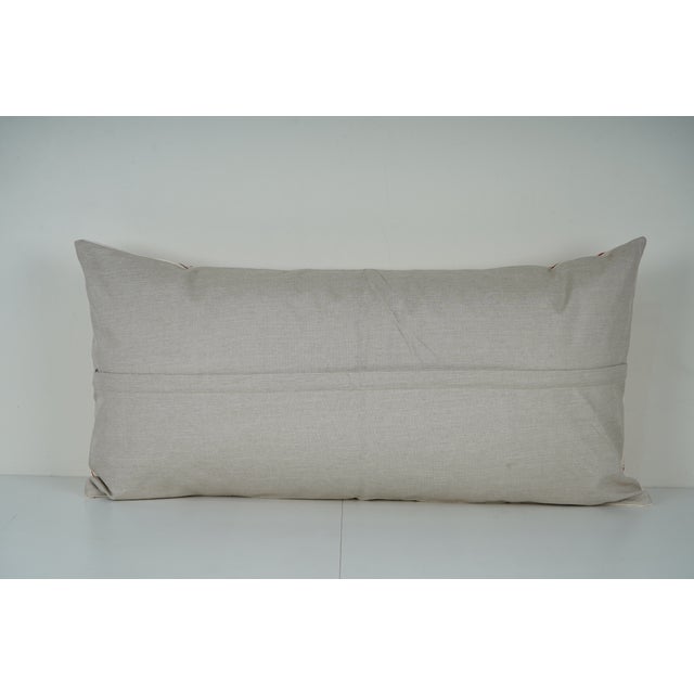 Boho Horse Suzani Lumbar Pillow Cover For Sale In New York - Image 6 of 6