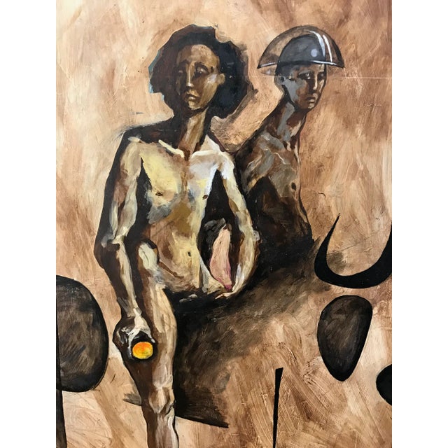 Early 20th Century Antique Surrealist Painting For Sale - Image 10 of 13