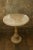 French Vintage French Marble Pedestal Side Table For Sale - Image 3 of 5