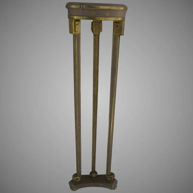 Narrow Demilune Table and Sconce For Sale - Image 9 of 9