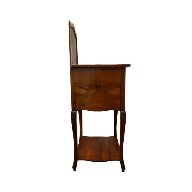French 19th-Century Continental Fruitwood Work Table For Sale - Image 3 of 10