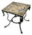 Vintage Palm Beach Addison Mizner Wrought Iron Side Table With Hand-Painted Tile Top, C. 1920s For Sale