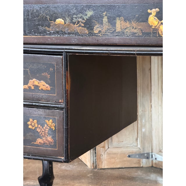 19th Century English Chinoiserie Desk For Sale - Image 4 of 12