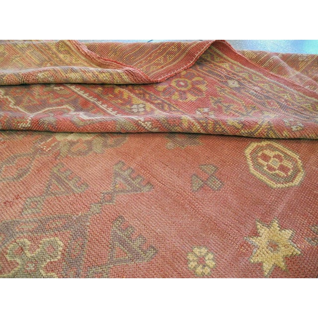 Textile Galerie Shabab Collection Early 20th Century Turkish Oushak Oversize Carpet For Sale - Image 7 of 7