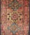 Vintage Caucasian Kazak Rug With Medallions in Coral and Turquoise 4'2 X 6'9 For Sale - Image 4 of 14