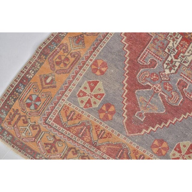 1950s Turkish Handknotted Wool Carpet For Sale - Image 4 of 10