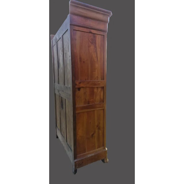 Louis Philippe Wardrobe in Cherry For Sale - Image 3 of 6