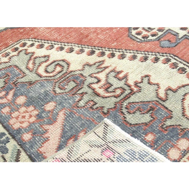 1960s Turkish Oushak Rug For Sale - Image 4 of 7