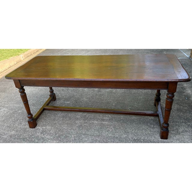 Early 20th Century French Country Farm Dining Table For Sale - Image 5 of 12
