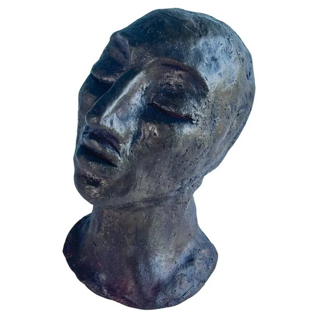 Art Deco Terracotta Sculpture, 1990s For Sale - Image 6 of 6