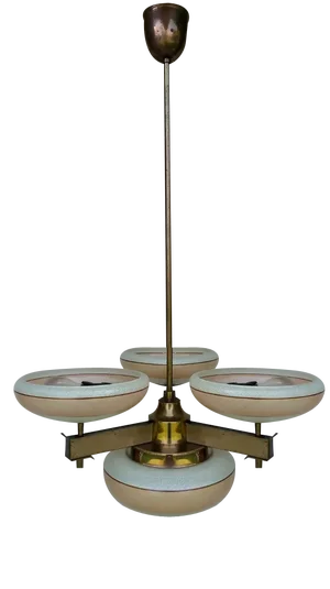 Vintage Model 6448 Chandelier from Zukov