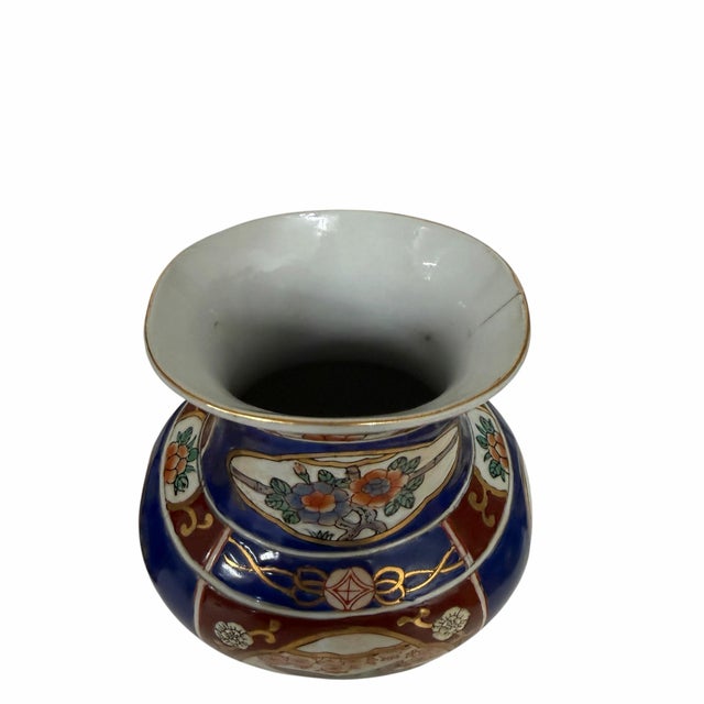 Chinoiserie Andrea by Sadek Imari Vase -a Pair For Sale - Image 3 of 8