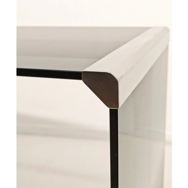 Glass Dattilo President Desk in Glass from Gallotti and Radice, 1970s For Sale - Image 7 of 12
