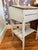 Farmhouse Antique Primitive Country Store Merchant Counter With Lift-Top Storage & Original White Paint For Sale - Image 3 of 6