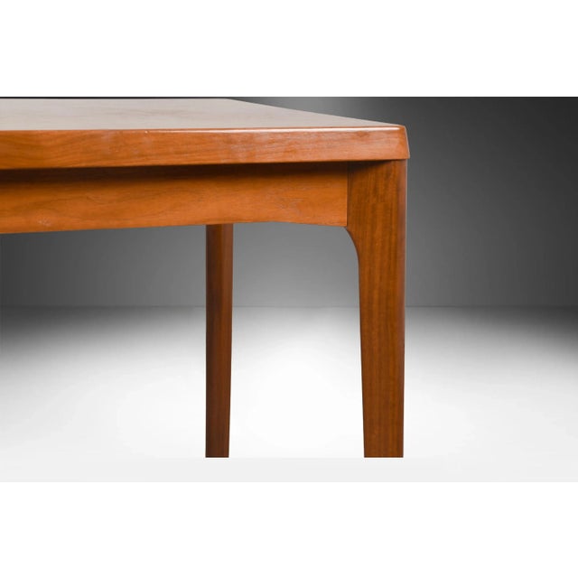 Mid 20th Century Danish Modern Teak Extendable Dining Table Vejle Stole Møbelfabrik For Sale - Image 10 of 13