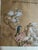 Beautiful Framed East Asian Botanical and Bird Painting For Sale - Image 12 of 12
