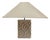 Carved Stone Lamp Stand For Sale