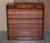 Flamed Hardwood Open Library Bookcases from Shaws of London, Set of 2 For Sale - Image 3 of 18