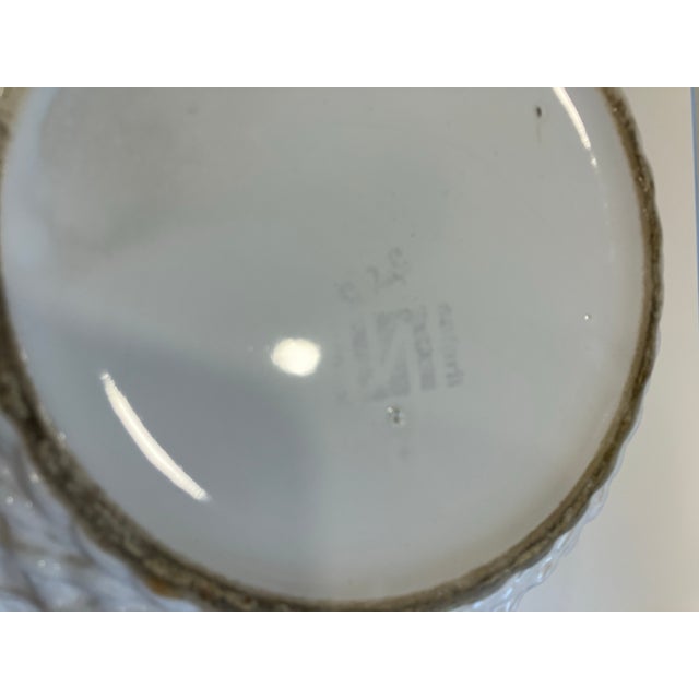 White 1970s Pair of Ceramic Jardineres For Sale - Image 8 of 8