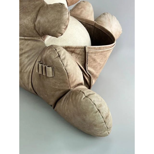 60s 70s vintage leather kangaroo newspaper holder newspaper holder newspaper space age Object: newspaper stand...