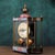 Metal Vintage German Cloisonné Mantel Clock | 8-Day Mechanical Movement With Enamel Panels For Sale - Image 7 of 10