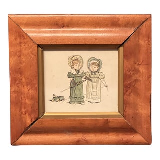 Bird's Eye Maple Frame - 19th Century For Sale