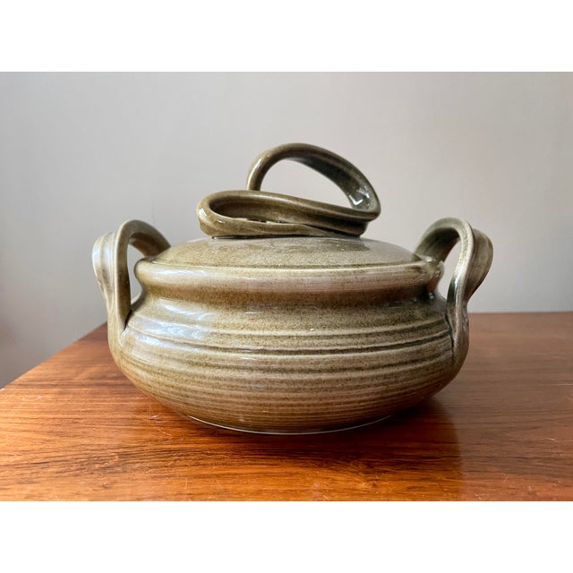 1985 Sculptural Artist Signed Pottery Bengtson For Sale In Chicago - Image 6 of 10