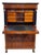 Biedermeier Secretary in Walnut and Maple, 1820 For Sale