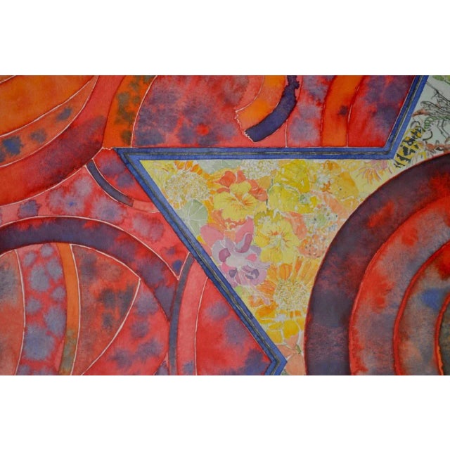 1990s "Emergence" by Kate McKennan 20th Century. Mixed Media Abstract For Sale - Image 5 of 9