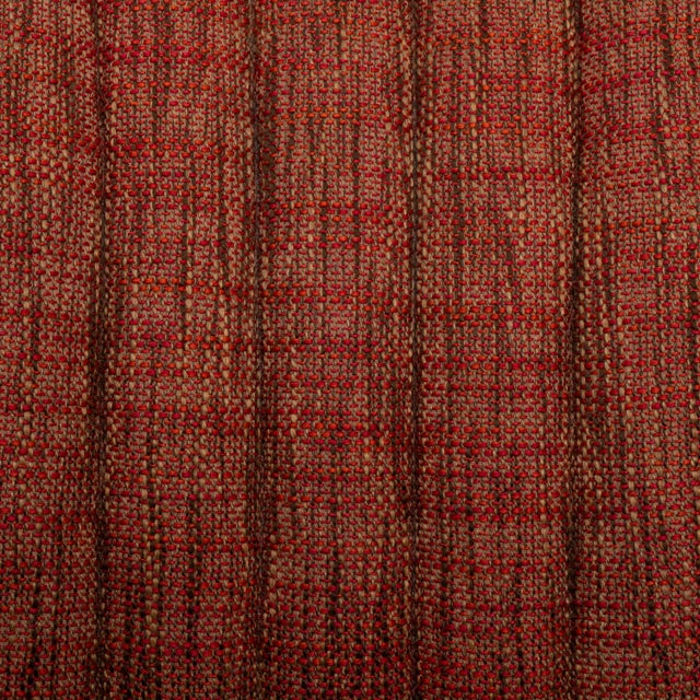 Pair of Mid-Century Modern Upholstered Armchairs Burnt Orange For Sale - Image 12 of 14
