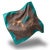 American Ralph Lauren Prince of Wales Brown Vintage Silk Scarf Pillow 20" For Sale - Image 3 of 6