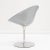 Philippe Starck for Kartell Eros Swivel Chair Silver Gray For Sale In Philadelphia - Image 6 of 12
