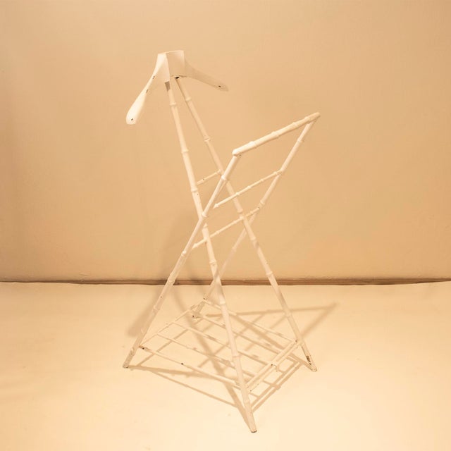 White Valet in the style of Jacques Adnet, 1970 For Sale - Image 8 of 8