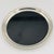 Mid-Century Modern Vintage Lenox Pewter and Black Lucite 7.5" Diameter Tray For Sale - Image 3 of 9