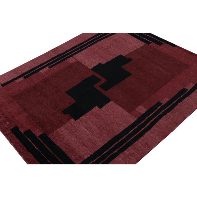 Hand-knotted in wool, this 8x10 modern rug is an exciting new addition to the French Art Deco rug collection by Rug &...