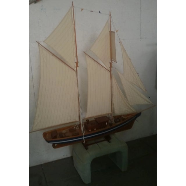 Six Foot Model Sailboat For Sale In New York - Image 6 of 7