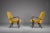 Model 53 Armchairs in Mustard Velvet attributed to Jaroslav Smidek for Ton, 1960s, Set of 2 For Sale - Image 10 of 11