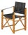 Oak & Leather Safari Chair For Sale
