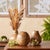 Modern Natural Wood Bud Vase (Set of 3) For Sale - Image 3 of 3
