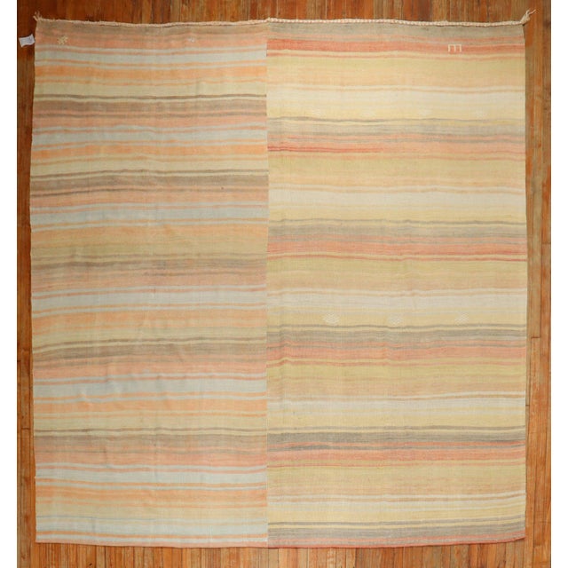 Mid 20th Century Turkish Kilim For Sale - Image 10 of 18