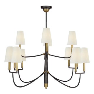 Contemporary Visual Comfort Farlane Large Chandelier For Sale