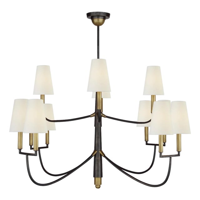 Contemporary Visual Comfort Farlane Large Chandelier For Sale