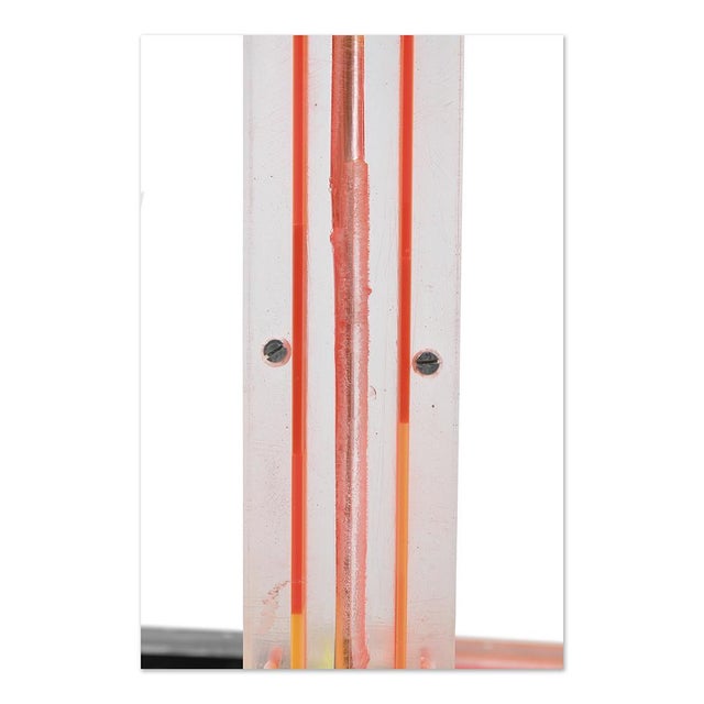 Metal Resin and Brass Chandelier by Henri Fernandez For Sale - Image 7 of 9