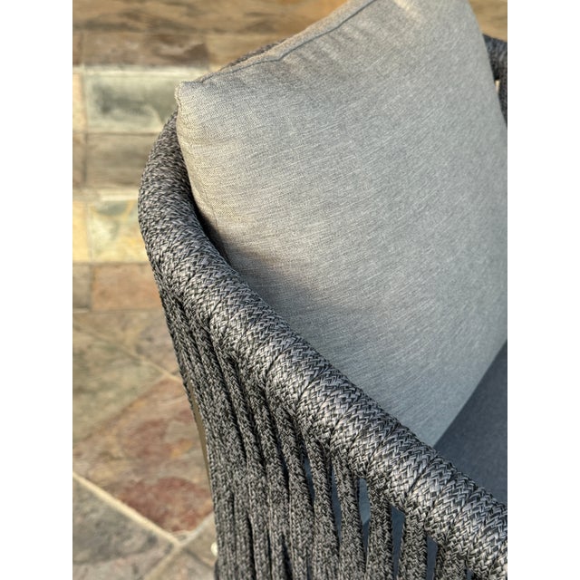 Four Hands Porto Outdoor Bar Stools, Pair For Sale - Image 9 of 12