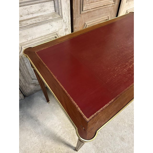 Small Louis XVI Style Flat Desk or Writing Table, 1950s For Sale - Image 10 of 13