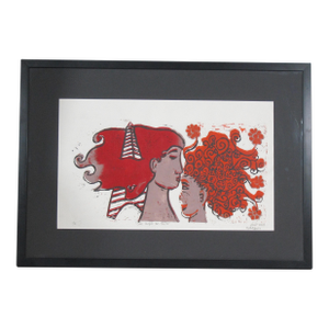 Red-Haired Romance in Paris — Framed Limited Edition Print, 2009 (1/4)