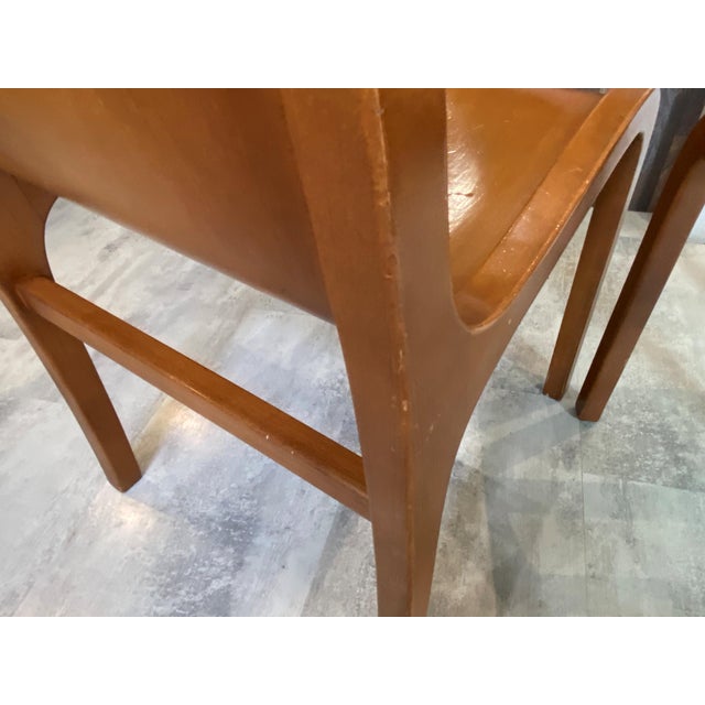 Wood Scandinavian Style Mito Chairs by Carlo Bartoli for Tisettanta, 1970s, Set of 2 For Sale - Image 7 of 18