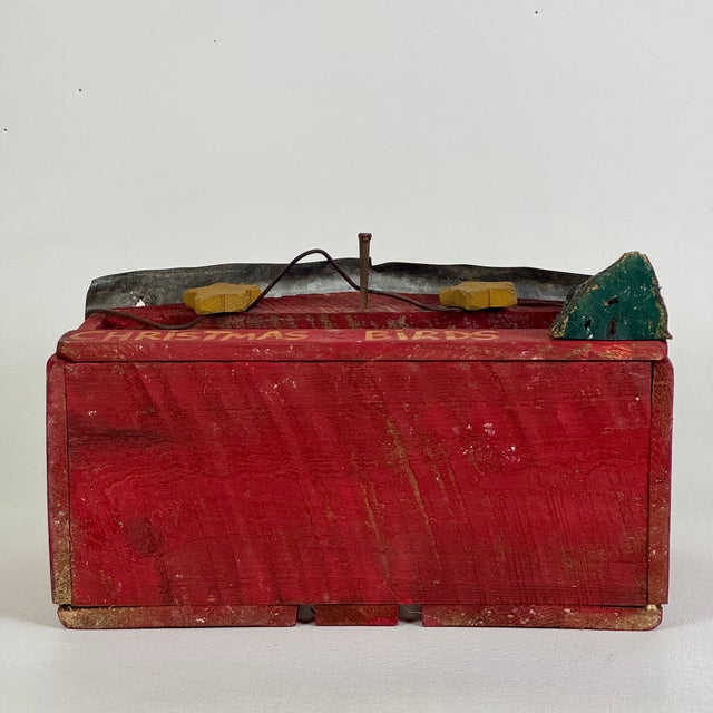 Vintage "Christmas for the Birds" Bird House From the American Folk Art Museum, New York City For Sale - Image 10 of 11