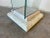 80's Postmodern Faux Stone and Glass Pedestal For Sale - Image 9 of 13
