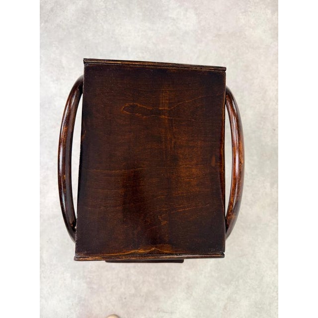 Vienna Secession 4-Tier Bentwood Plant Stand from Thonet, 1910 For Sale - Image 6 of 10